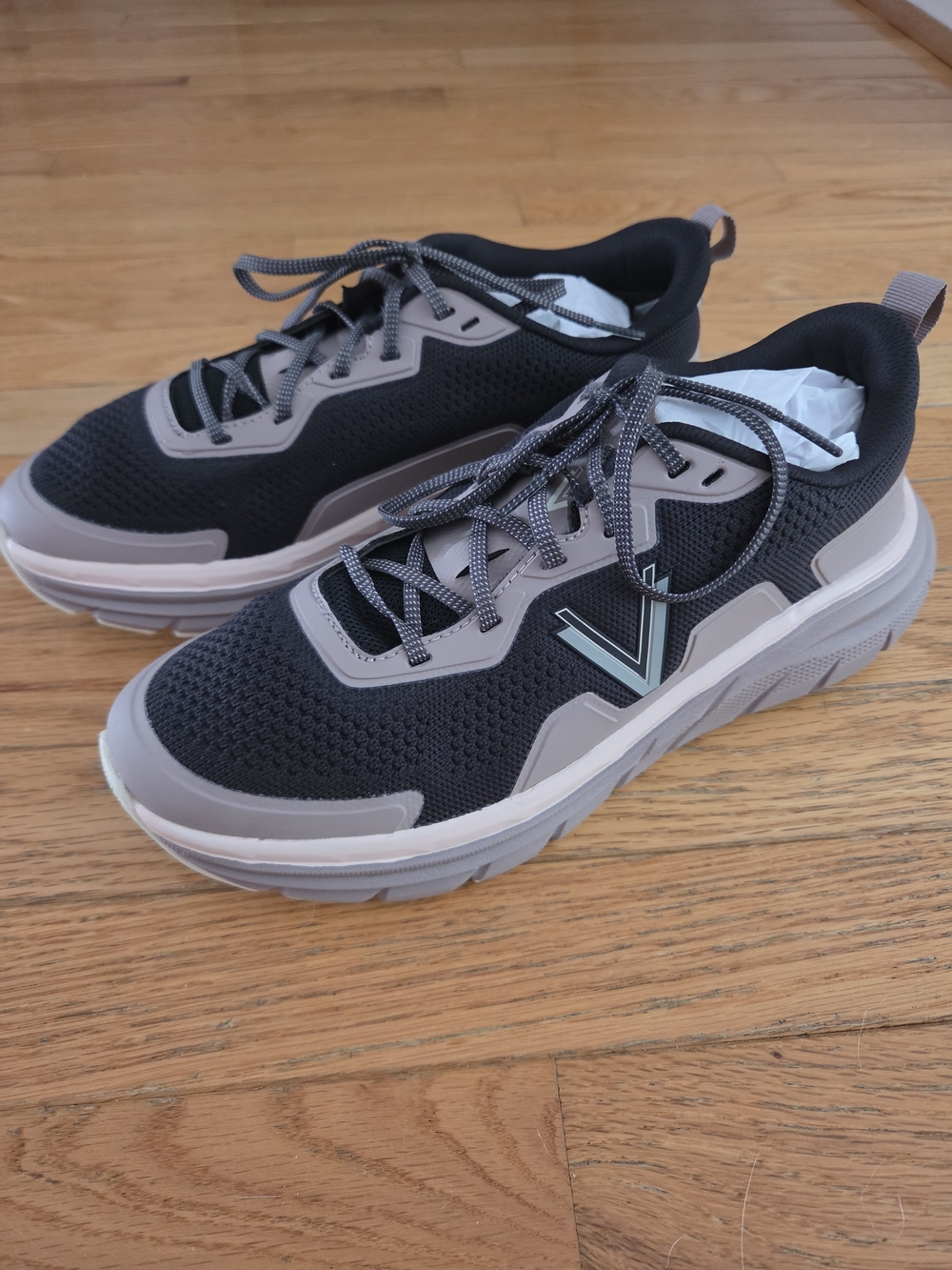 Vionic Walk Max Lace Up Sneakers - Magnolia Dusk / Phantom Grey - Size 9.5